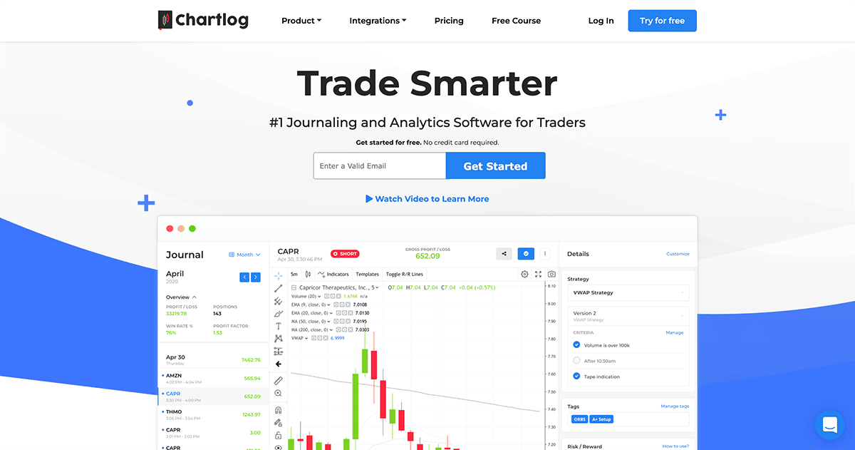 chartlog homepage