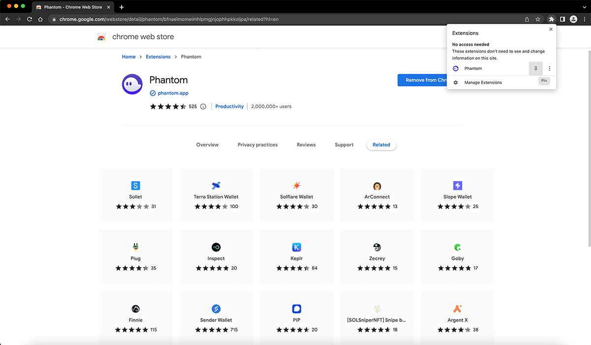 phantom wallet setup step 3