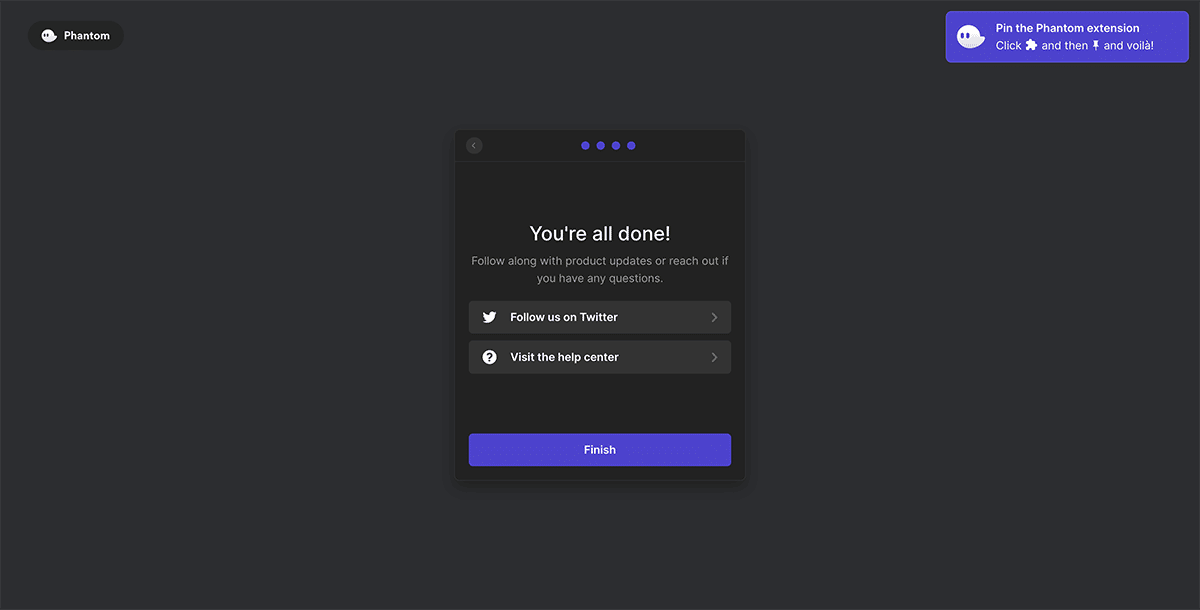 phantom wallet setup step 7