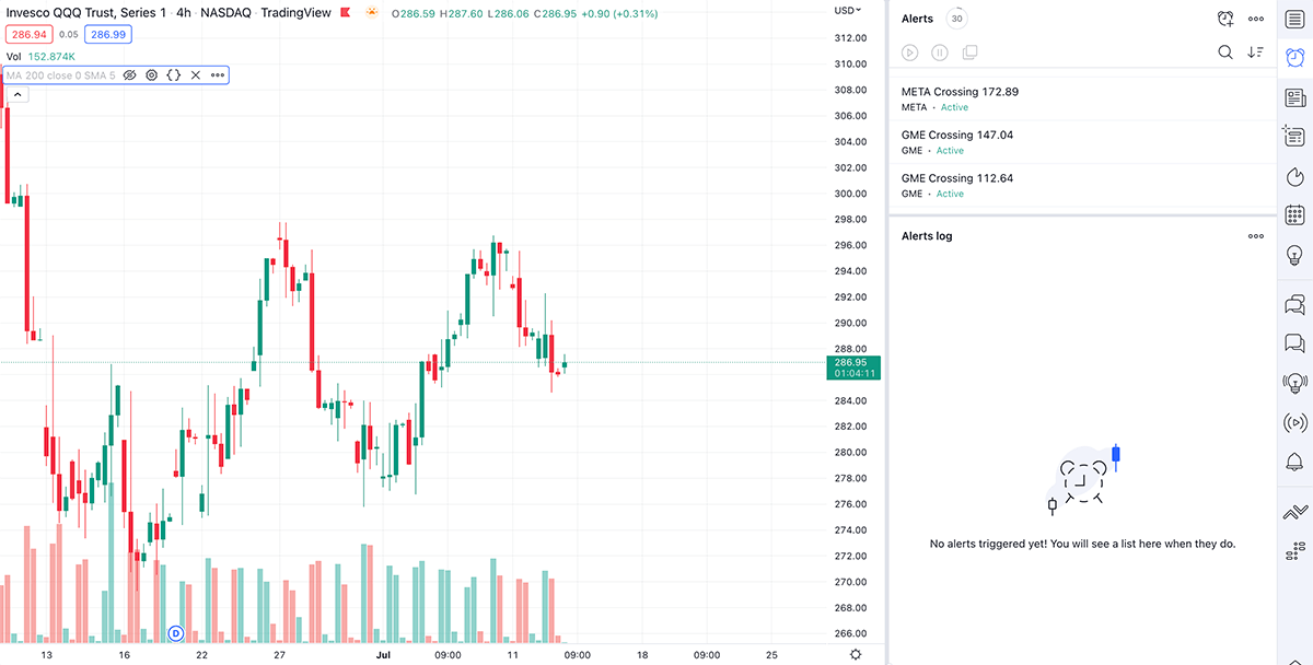 tradingview alert log